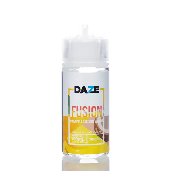 7 Daze Fusion TFN - Pineapple Coconut Banana - 100ml - Black Coral